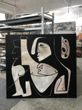 Cubist Portrait - Hand-Painted Oil Painting