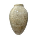 Majestic Blue and White Lotus Porcelain Ginger Jar White Background