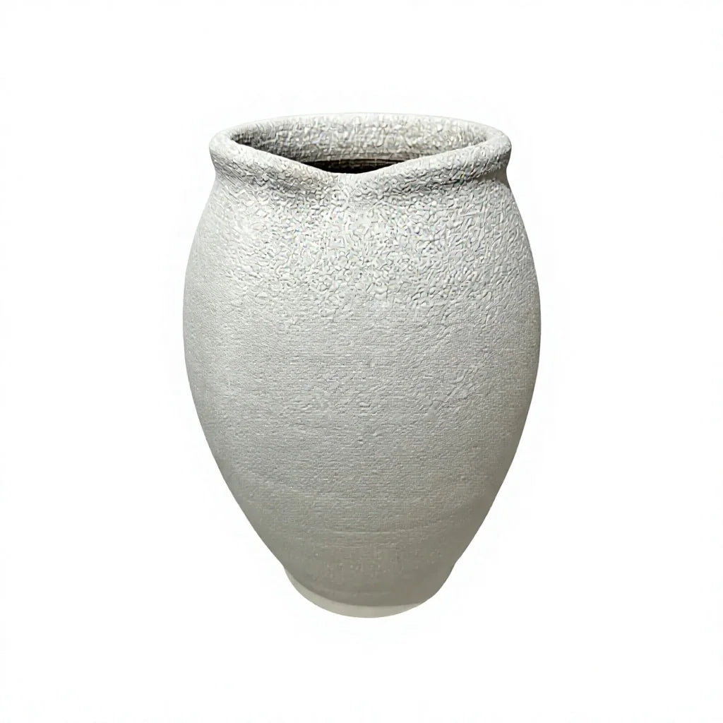 Charming Hand-Painted Blue and White Mini Ginger Jar White Background