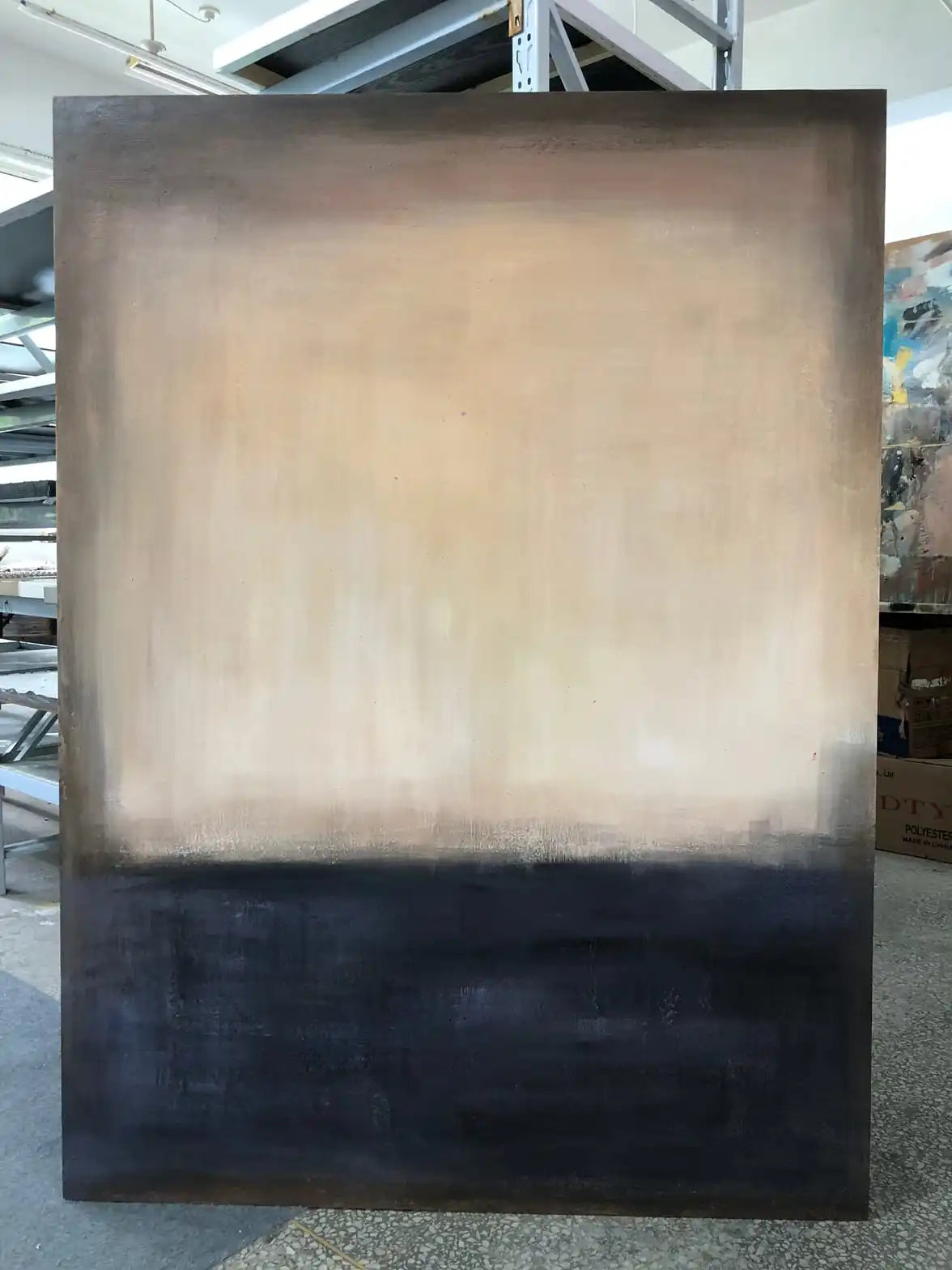 Color Block Gradient Abstract Oil Painting - Main View