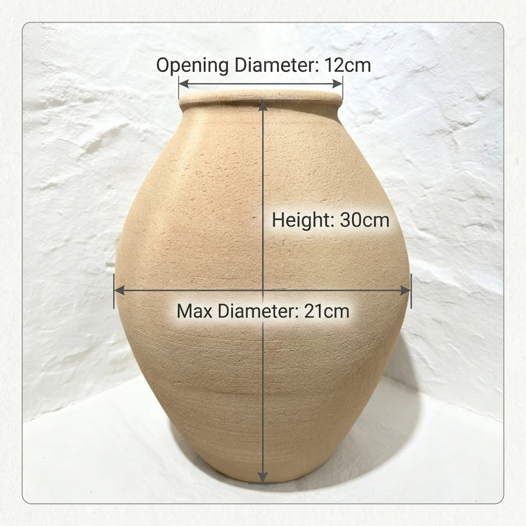 Majestic 30cm Ceramic Ginger Jar Dimension Chart